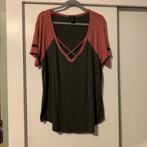 Torrid size one T shirt so comfy